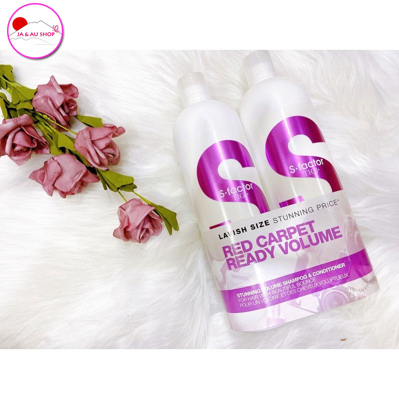 Bộ Dầu gội xả Tigi trắng Red Carpet Ready Volume 750ml/chai 3