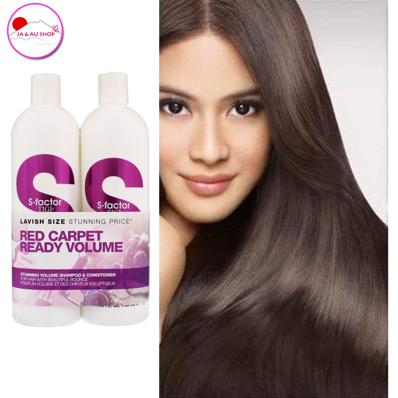 Bộ Dầu gội xả Tigi trắng Red Carpet Ready Volume 750ml/chai 5