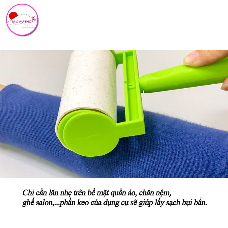 Cây Lăn Bụi Kèm Lõi Có Tay Cầm Pika Mate Nhật Bản 5