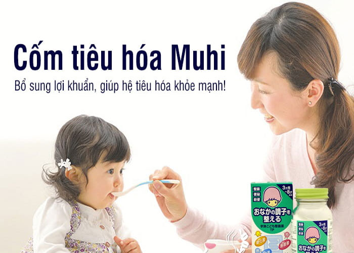 Cốm Tiêu Hóa Muhi Nhật Bản Cho Trẻ Em Hộp 60g - Trị Táo Bón 3