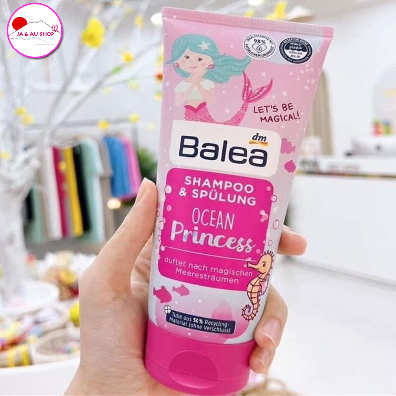 Dầu Gội Xả Balea Kids Little Princess Đức 200ml 4