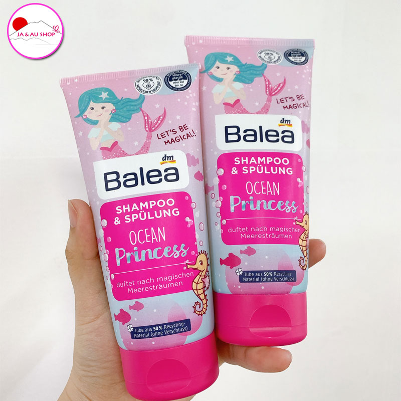 Dầu Gội Xả Balea Kids Little Princess Đức 200ml 5