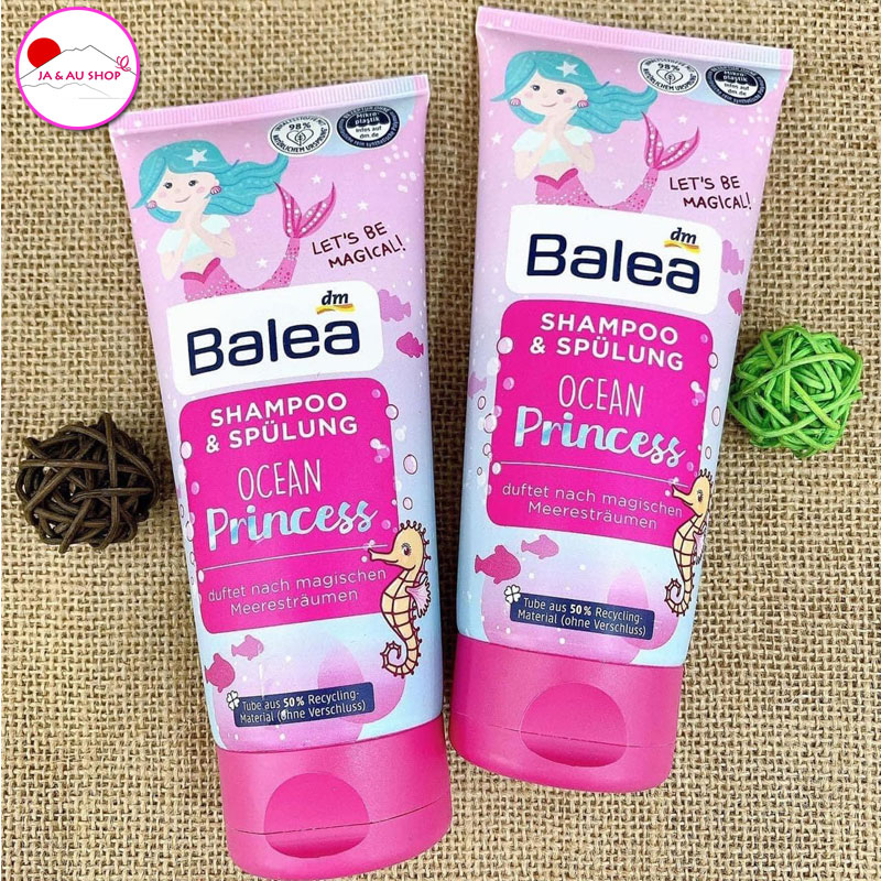 Dầu Gội Xả Balea Kids Little Princess Đức 200ml 9