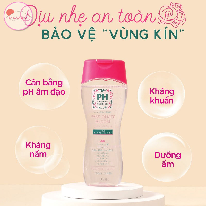 JaauShop.vn Dung Dịch Vệ Sinh Phụ Nữ PH Care Nhật Bản Mẫu Mới 150ml 3