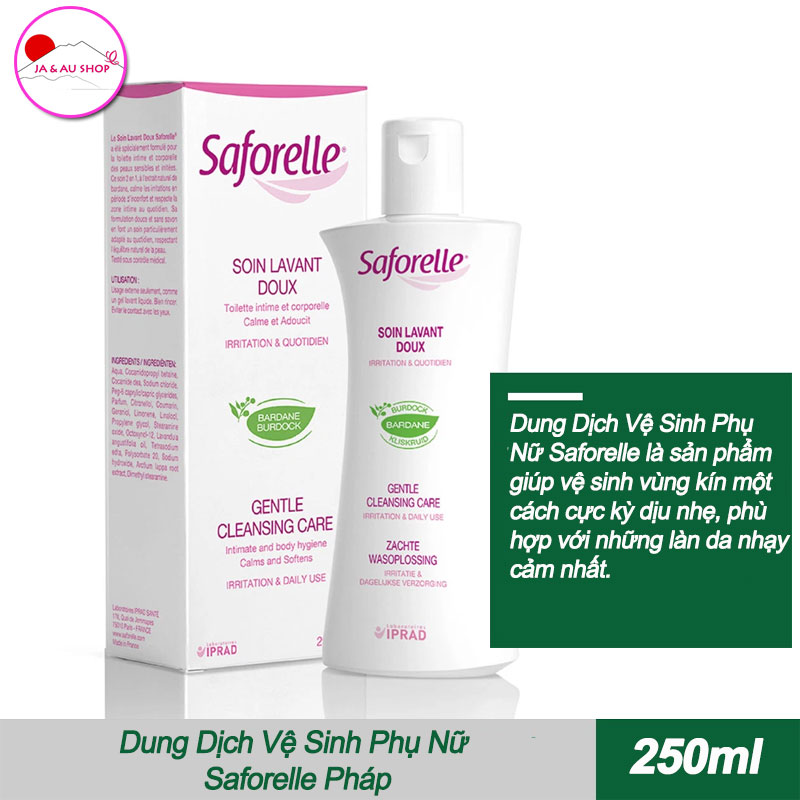 Jaaushop.vn Dung Dịch Vệ Sinh Phụ Nữ Saforelle 250ml Pháp 2