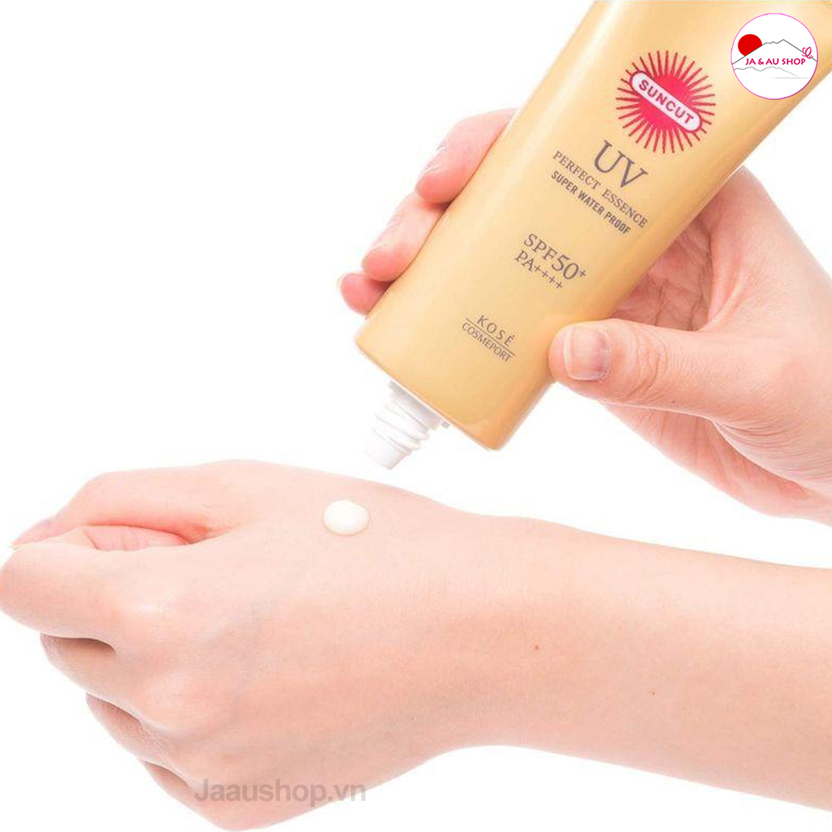 Hướng dẫn sử dụng Gel chống nắng Kose Suncut UV Perfect Gel Super Water Proof SPF50+ PA++++ 100g