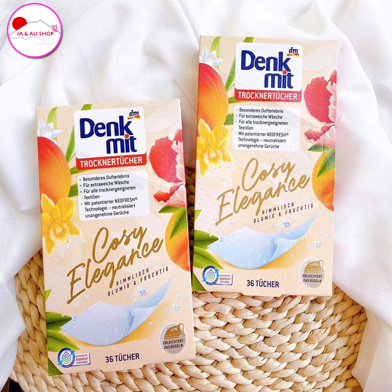 Giấy thơm quần áo Denkmit Nội địa Đức - Hộp 36 tờ 3