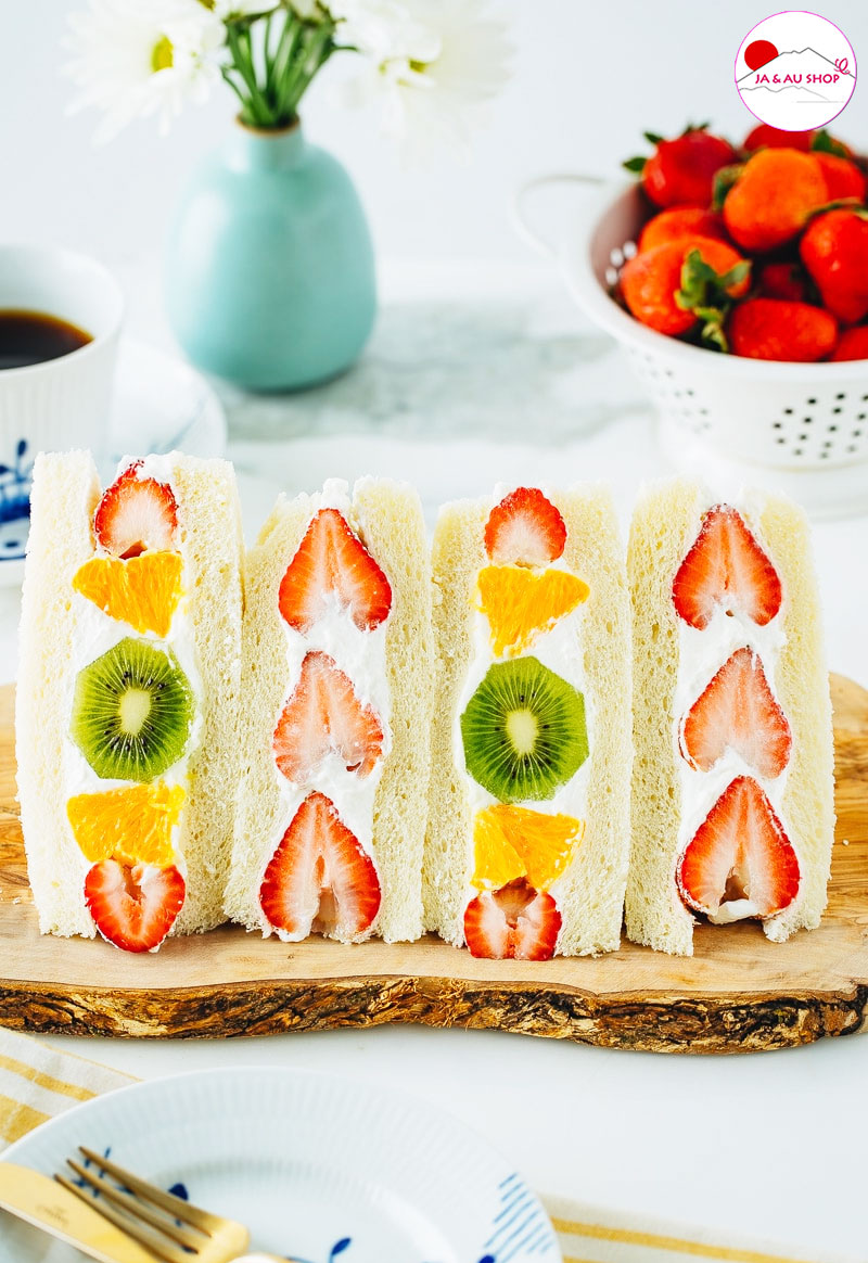 Hướng dẫn cách làm Sandwich trái cây Fruit Sando Nhật Bản 2