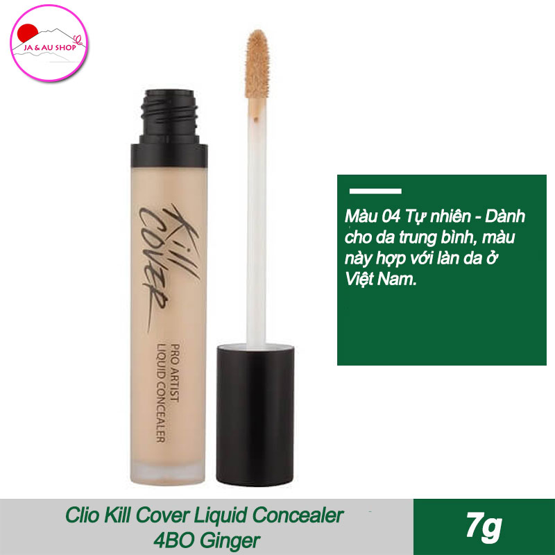 Kem Che Khuyết Điểm Clio Kill Cover Liquid Concealer 7g 8