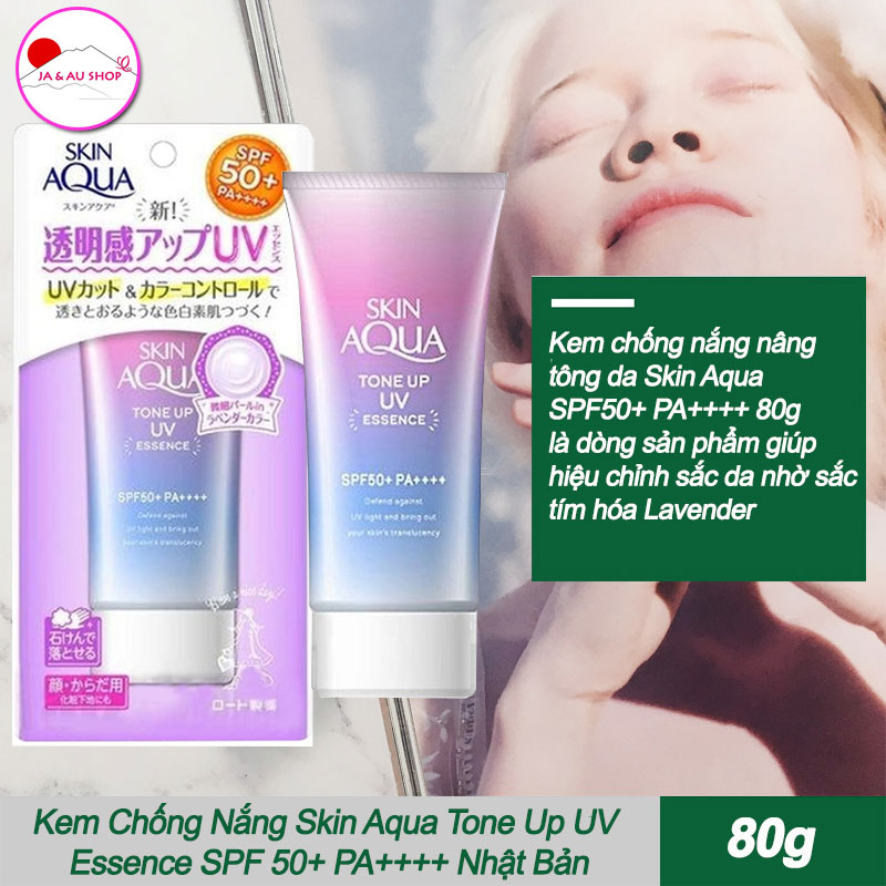 Kem Chống Nắng Skin Aqua Tone Up UV Essence SPF 50+ PA++++ Nhật Bản 4