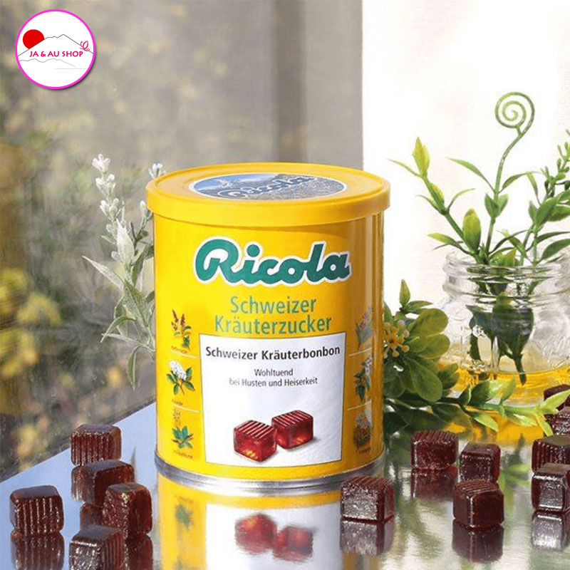 Kẹo Ngậm Thảo Dược Giảm Ho Khàn Giọng Ricola 250g 3