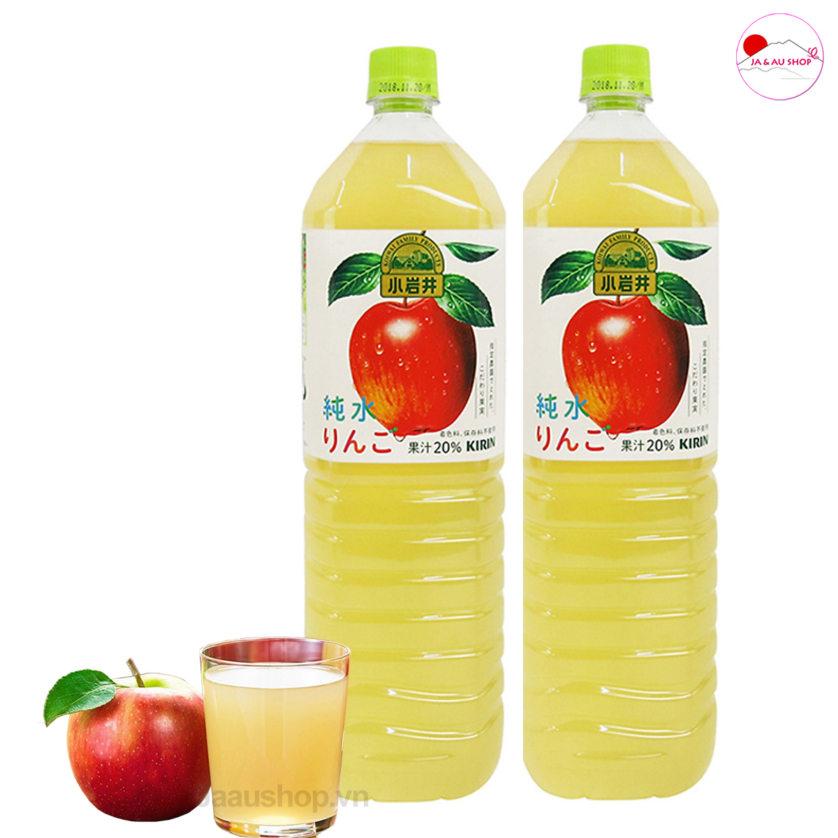Nước Ép Táo Kirin Koiwai Pure Water Apple 1500ml 2