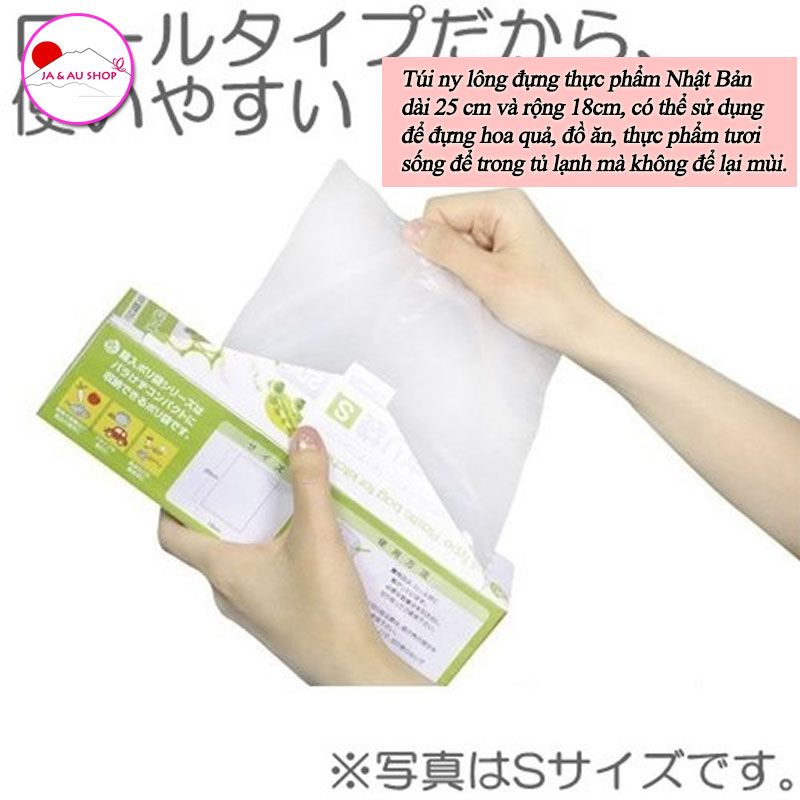 Set 140 Túi ny lông bảo quản thực phẩm Nhật Bản - Size S 3