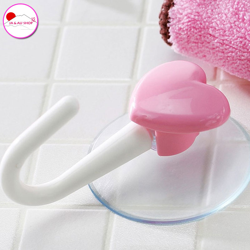 Set 2 Móc Hút Chân Không Hình Trái Tim Nội Địa Nhật Bản 3