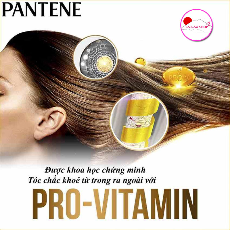 Jaaushop.vn Set Dầu Gội Xả Pantene Extra Damage Màu Vàng 3