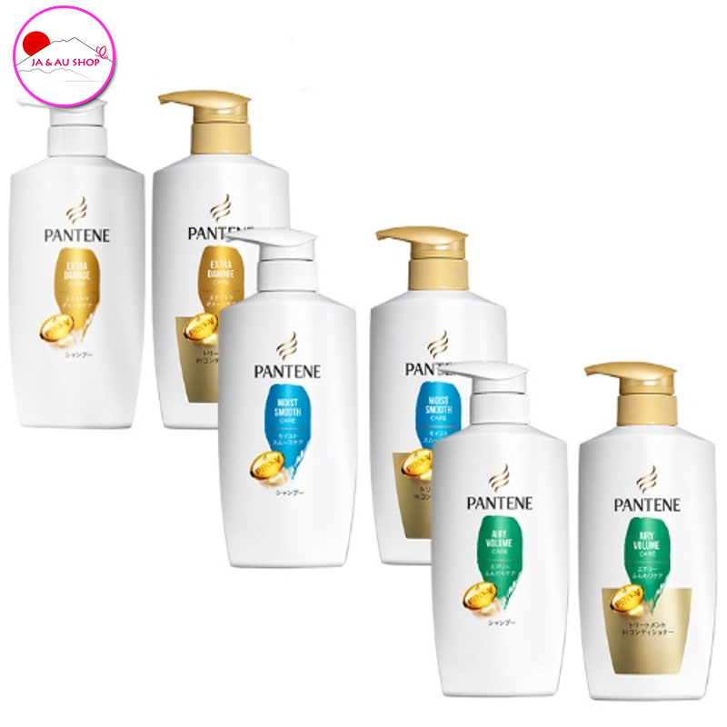 Set Dầu Gội Xả Pantene Moist Smooth Màu Xanh Dương 2x270ml 3