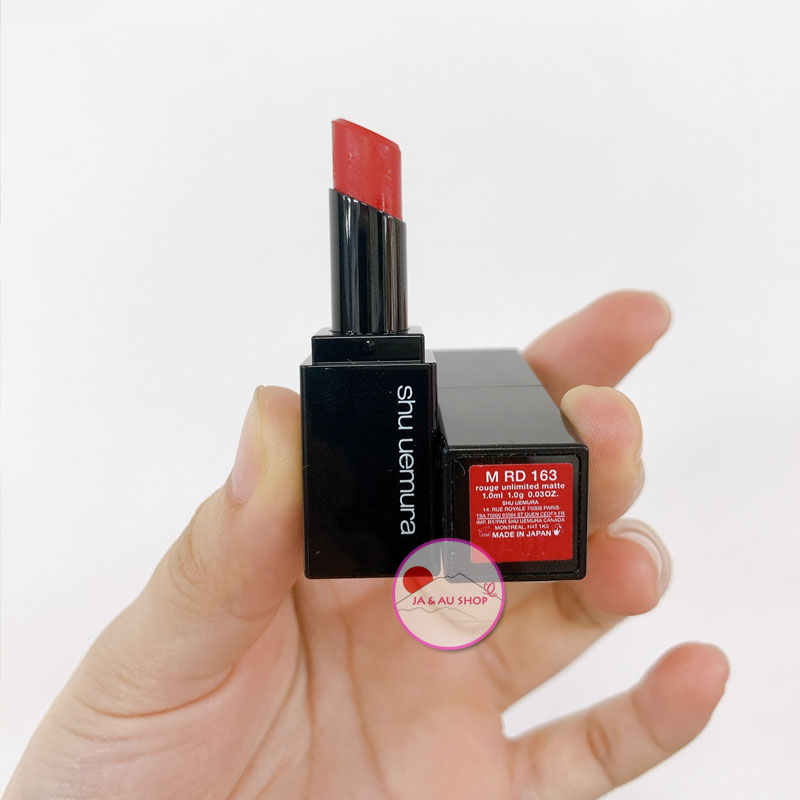 Jaaushop Son Shu Uemura 163 Mini Màu Đỏ Tươi 6