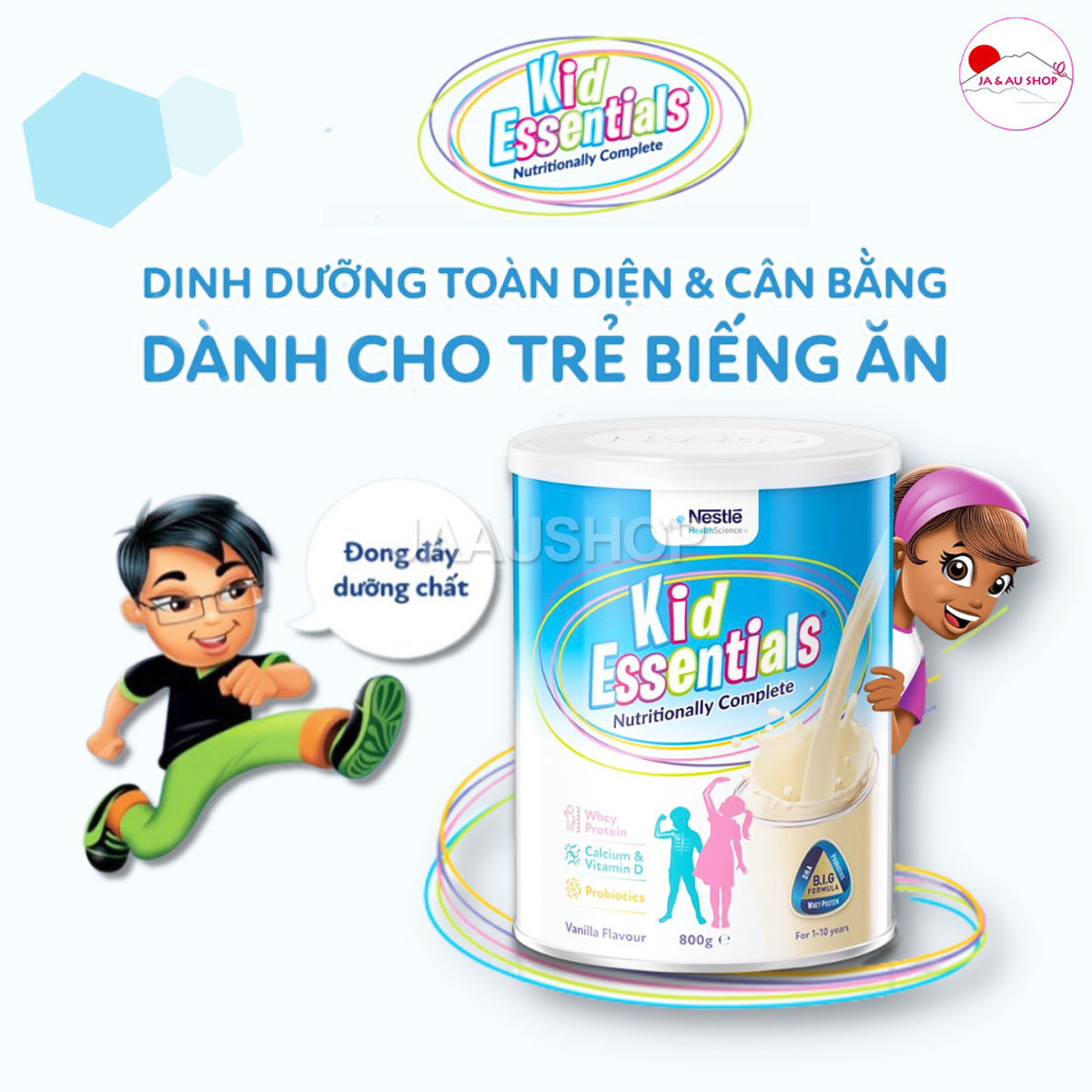 Khác biệt giữa Sữa Kid Essentials và Sữa thông thường