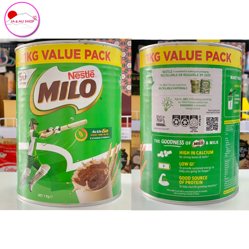 Jaaushop Sữa Milo Úc Nestle Chính Hãng 1kg 4