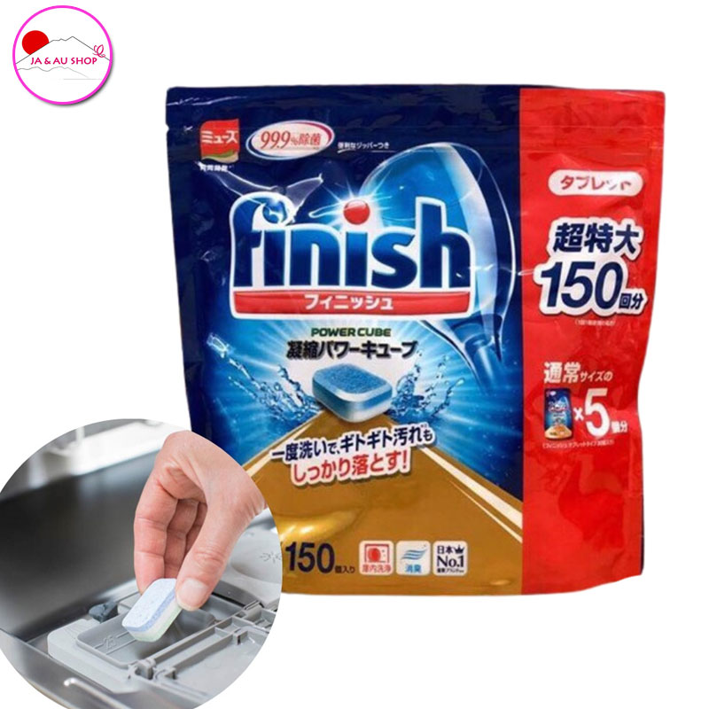 Viên rửa bát Finish Nhật Bản - Túi 150 viên 6