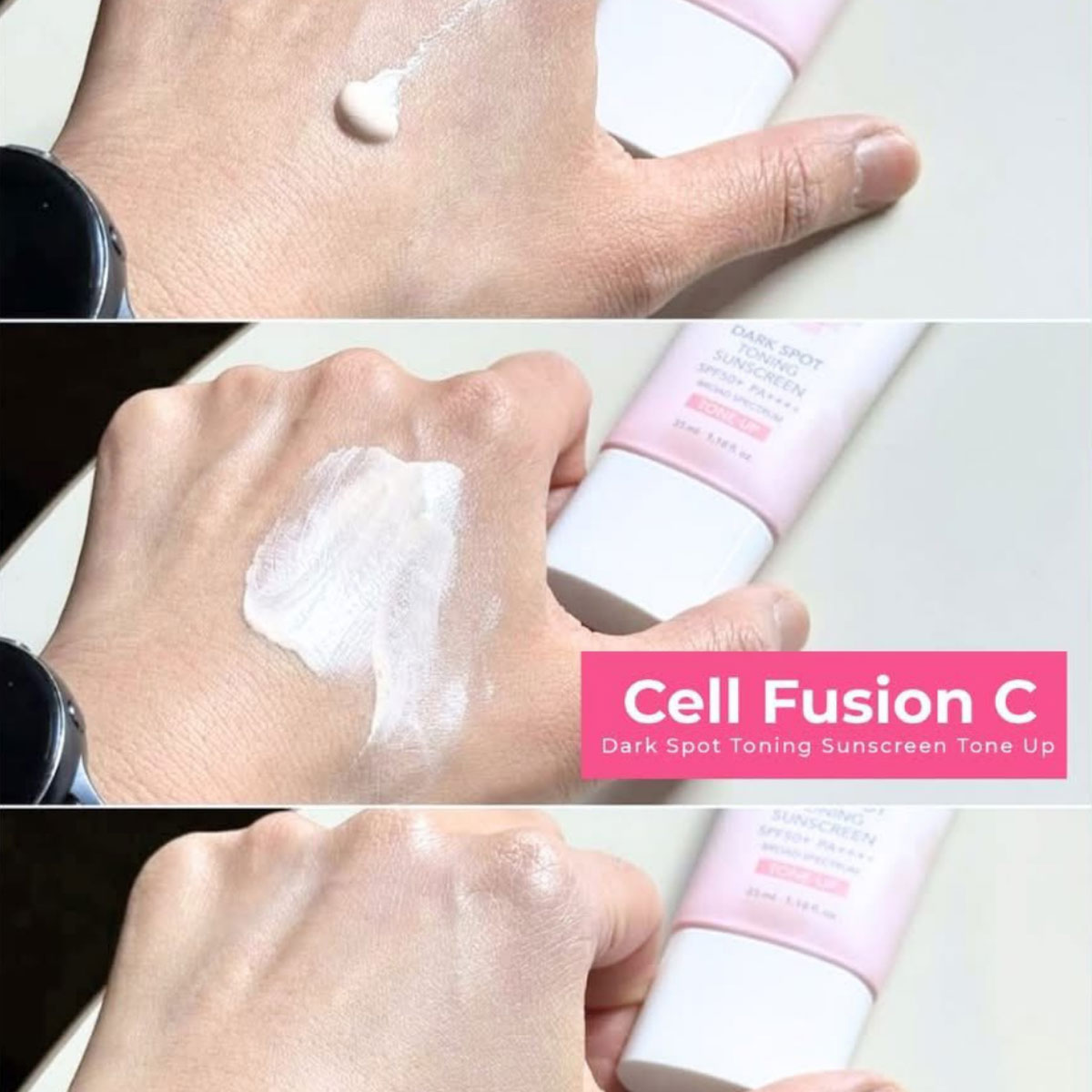 (Mẫu mới 2025) Kem chống nắng Cell Fusion C Dark Spot Toning Sunscreen Tone Up SPF50+/ PA++++ 7