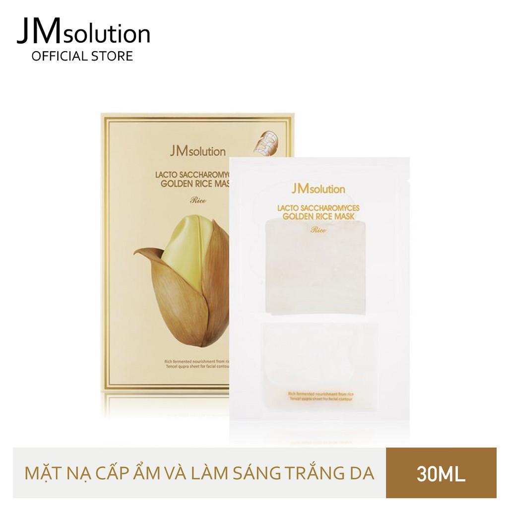 Mặt Nạ Gạo JMsolution Lacto Saccharomyces Golden Rice Mask - Hộp 10 Miếng 1