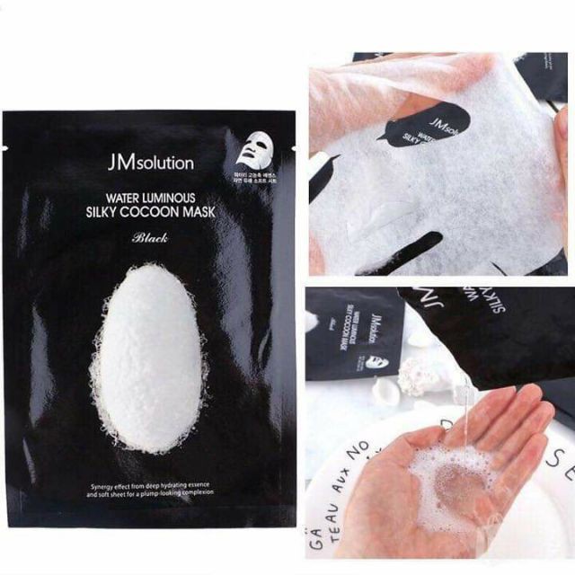 Mặt nạ Kén Tằm Bạc Jm Solution Water Luminous Silky Cocoon Mask 1
