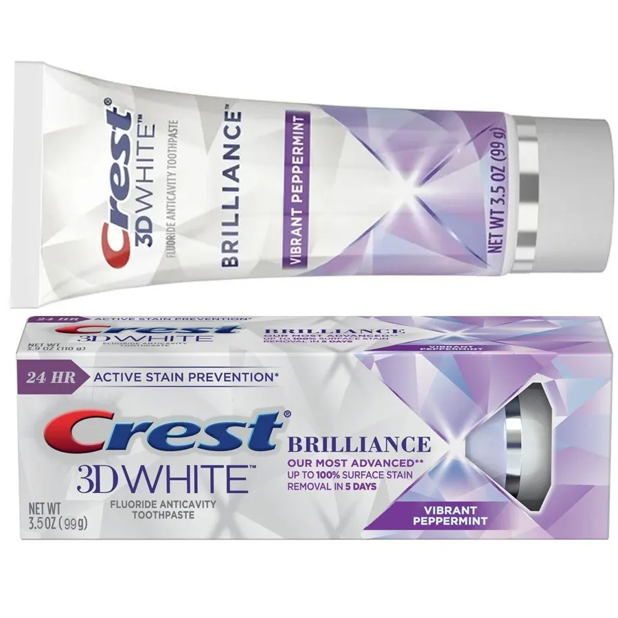 Kem đánh răng Crest 3D White Brilliance cho người uống cà phê