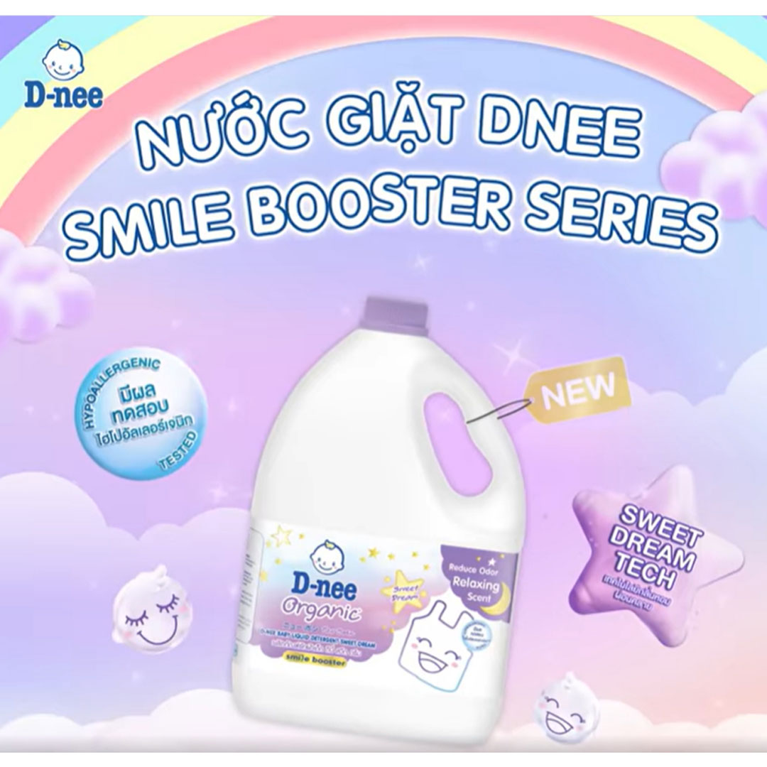 Nước giặt quần áo Dnee Tím Yellow Moon 11