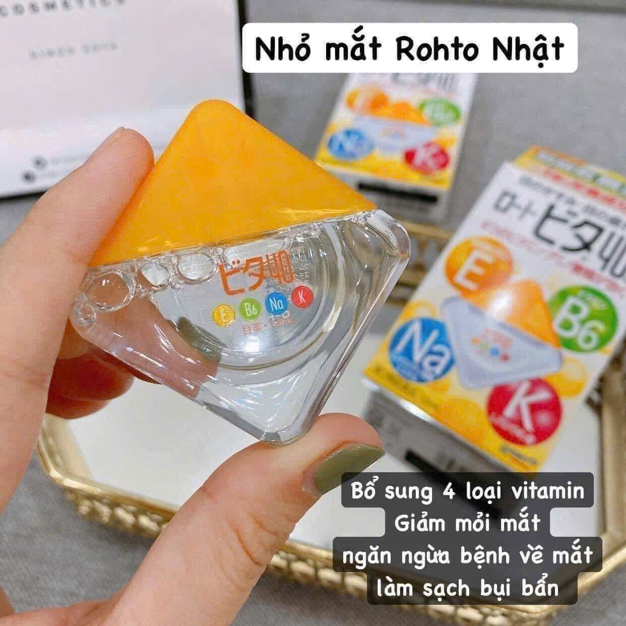 Thuốc nhỏ mắt Rohto Vàng: Lời thì thầm dịu êm cho đôi mắt nhạy cảm