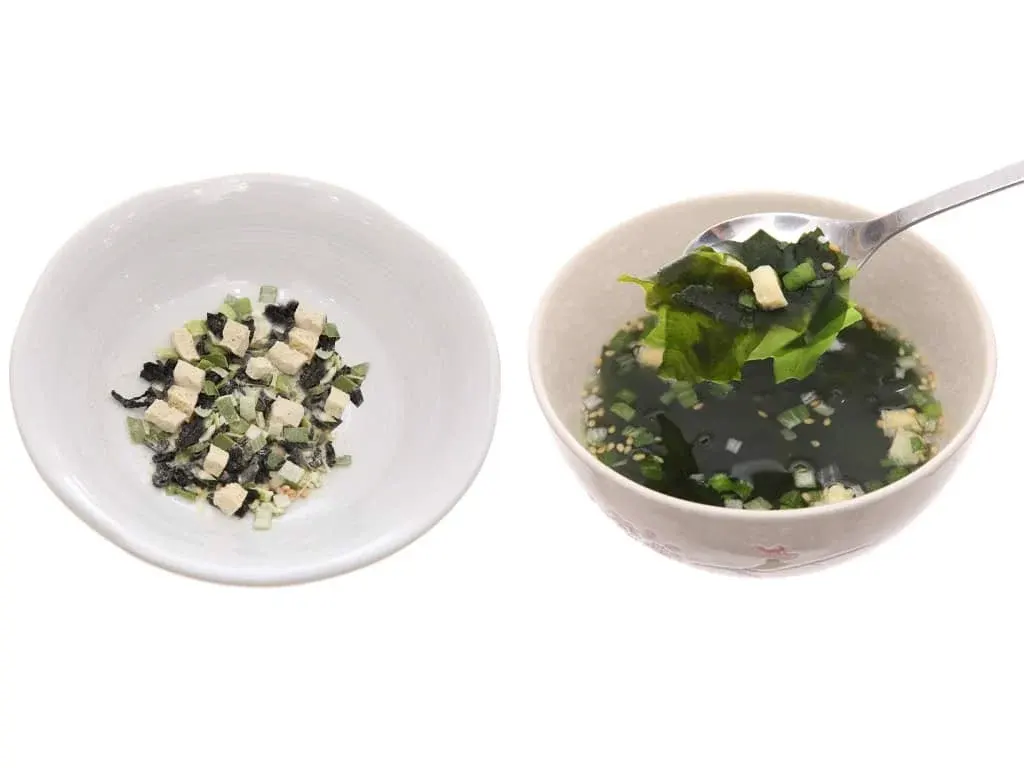 Nguyên liệu rong biển Wakame và đậu phụ sấy khô Nagatanien chuẩn Nhật