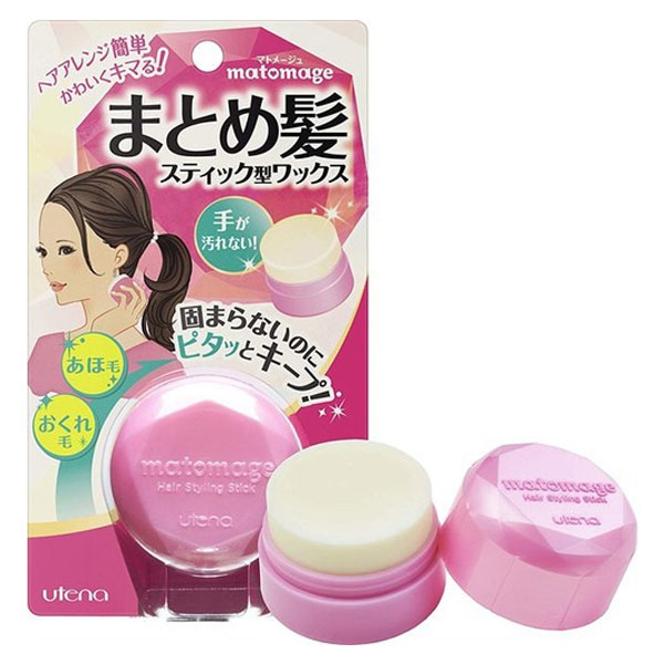 Sáp vuốt tóc Utena Matomage 13gr màu Hồng 2