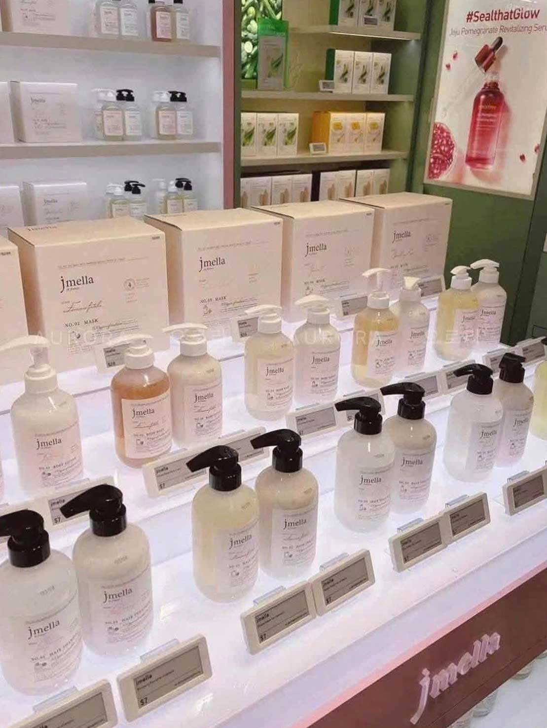 Set sữa tắm Jmella Hàn Quốc tặng kèm bông tắm 8