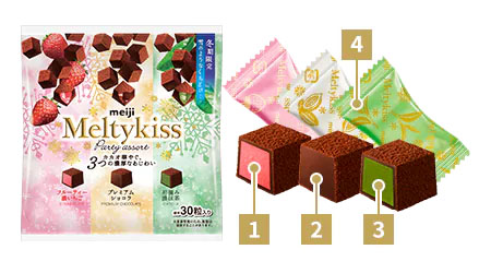 Giới thiệu Socola Meiji Meltykiss Party Assort 12