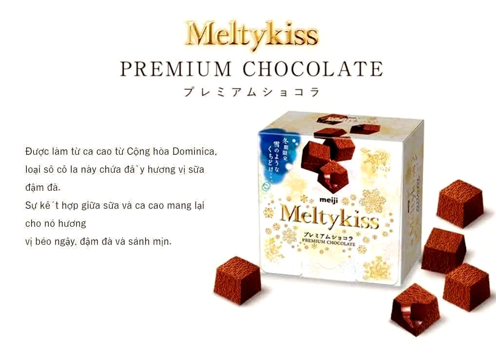 Socola tươi Meiji Meltykiss Premium Chocolate - Hộp 56g 3