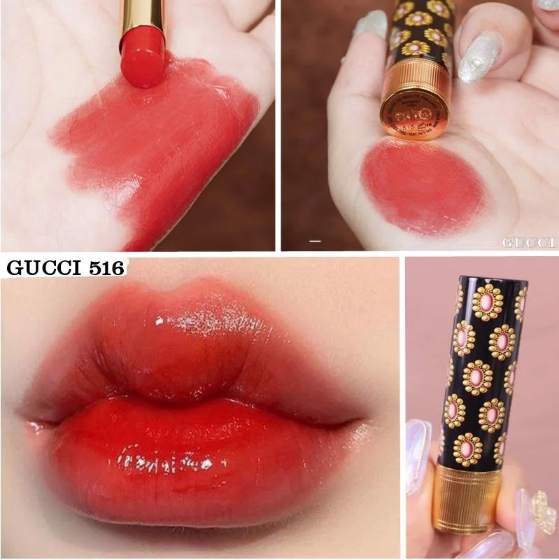 Son Gucci Màu 516 Margaret Ruby – Rouge De Beauté Brillant – HÀNG NHẬT ÚC  NỘI ĐỊA