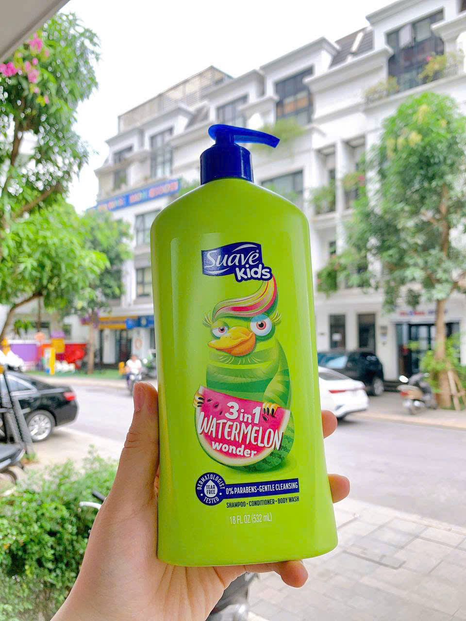 Sữa tắm gội Suave Kids cho bé 3in1 - Hương Dưa hấu 532ml 6