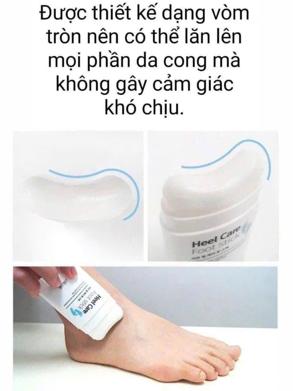 Công dụng thanh lăn hỗ trợ giảm nứt nẻ chân Heel Care Foot Stick RiRe