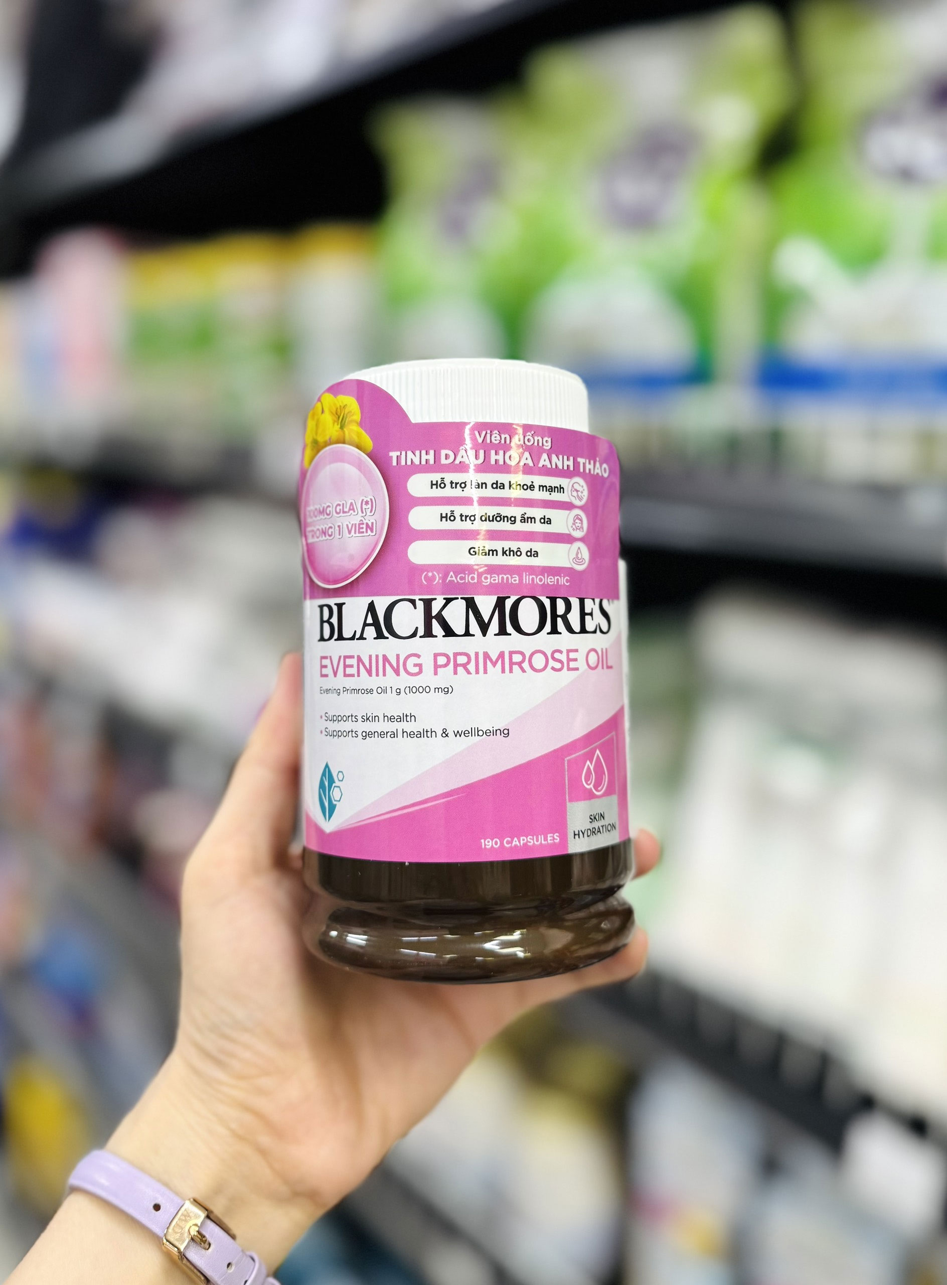 Tinh dầu hoa anh thảo Blackmores Evening Primrose Oil 190 viên 6