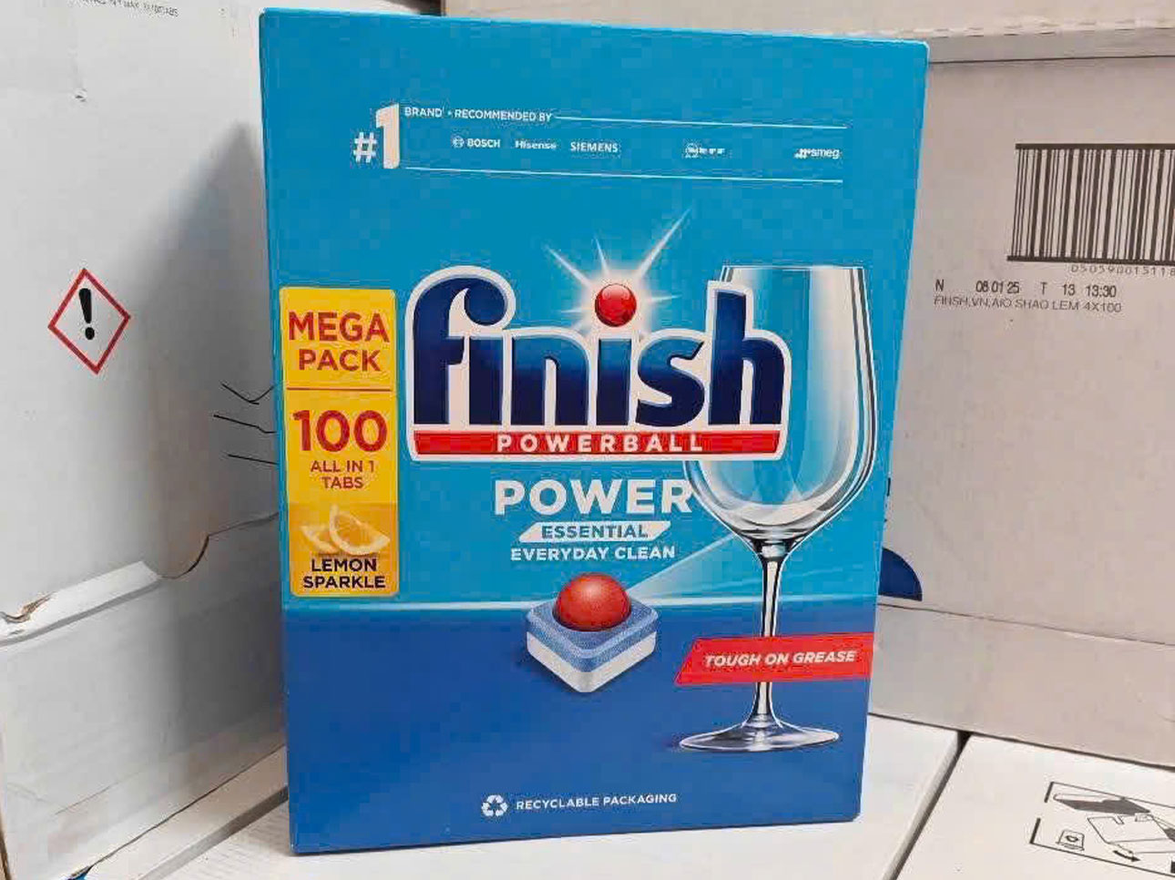 Viên rửa bát Finish Power Essential Đức 100 viên 3
