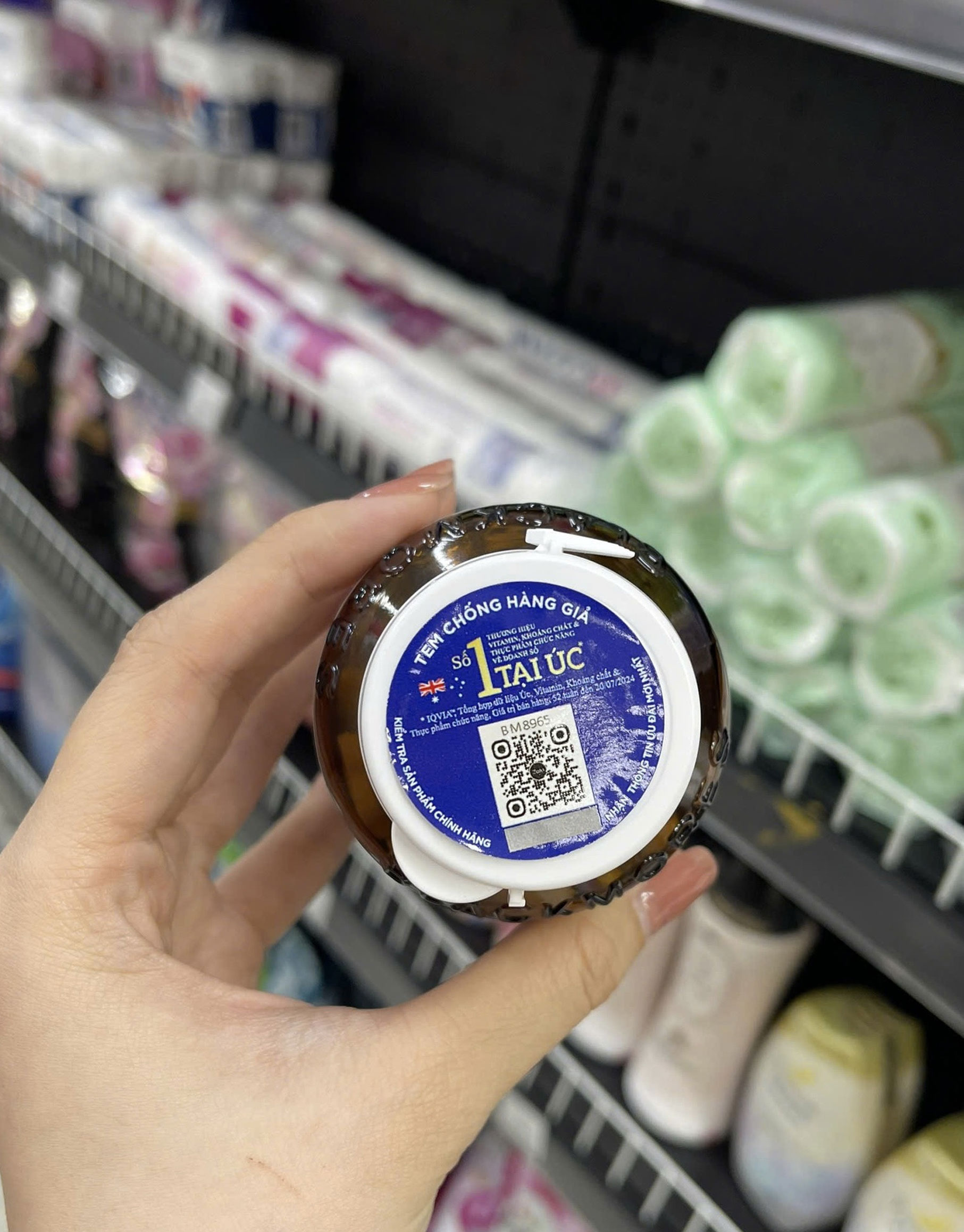 Viên uống bổ sung Magie Blackmores Bio Magnesium 100 Tablets 10