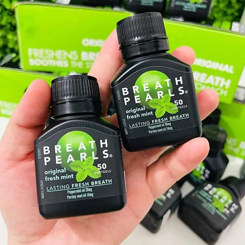 Hướng dẫn cách uống viên thơm miệng Breath Pearls chuẩn xác