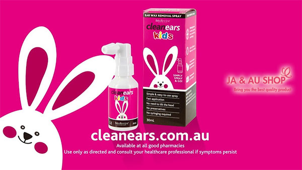 Xịt Hỗ Trợ Tan Ráy Tai Clean Ears Kids 30ml Của Úc 1