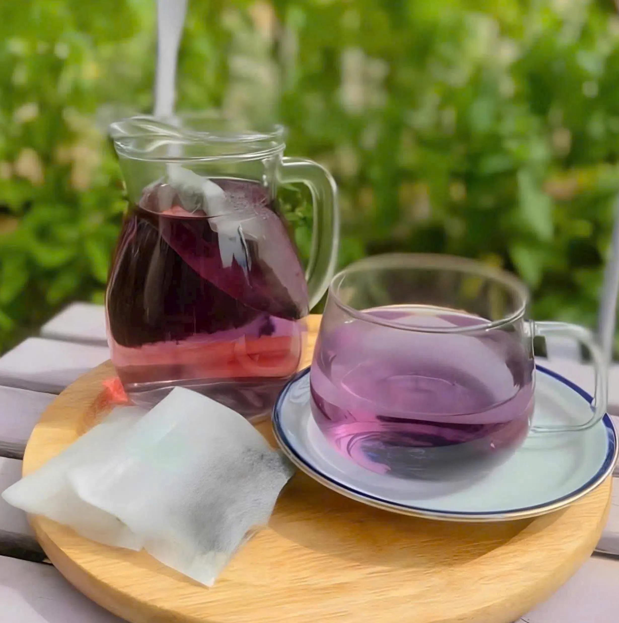 Hương vị thanh mát tự nhiên của trà tía tô túi lọc Yamamoto