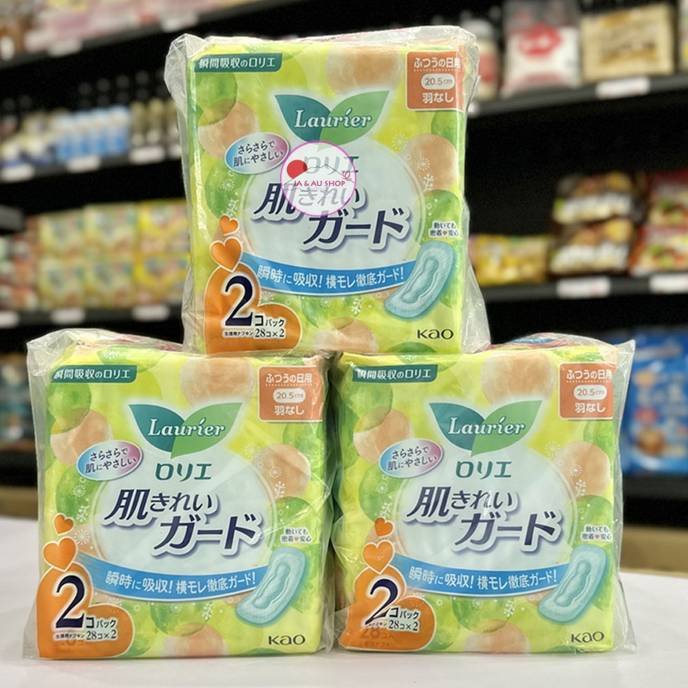 Băng Vệ Sinh Laurier Ban Ngày Không Cánh (Nhật Bản) - Bịch 2 gói 56 miếng 5