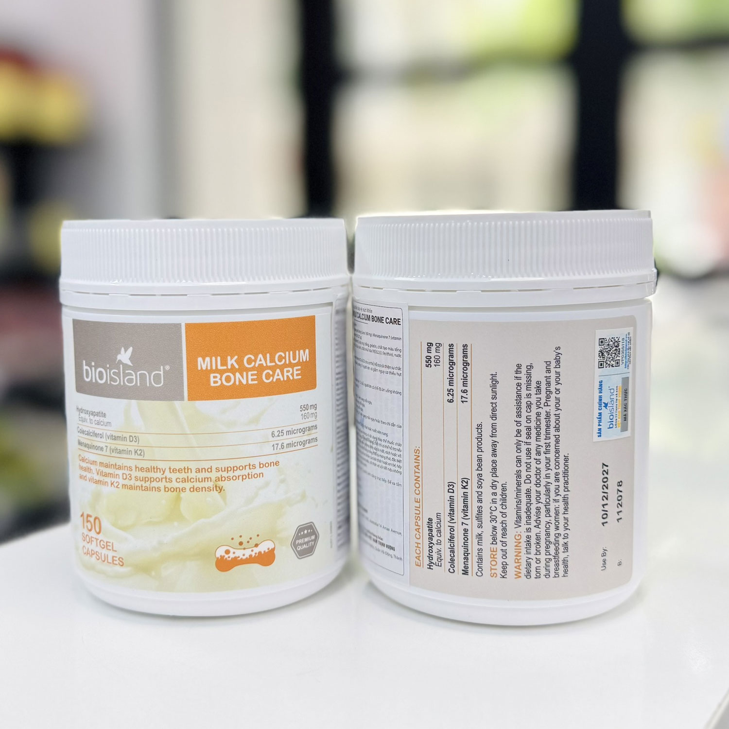 Bio Island Viên Uống Bổ Sung Canxi Milk Calcium Bone Care 150 Viên Úc 10
