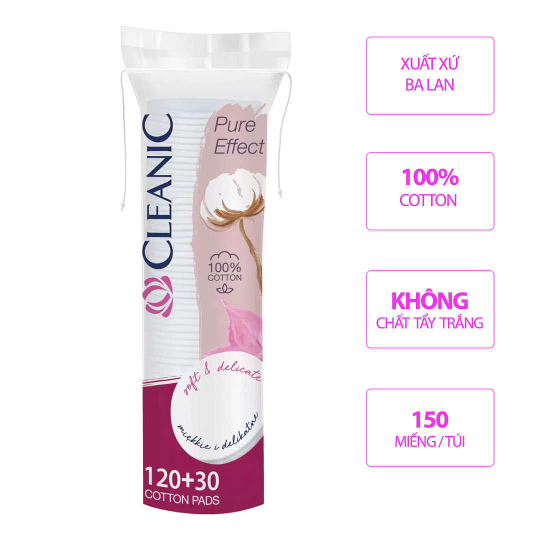 Những ưu điểm nổi bật của Bông tẩy trang Cleanic Ba Lan