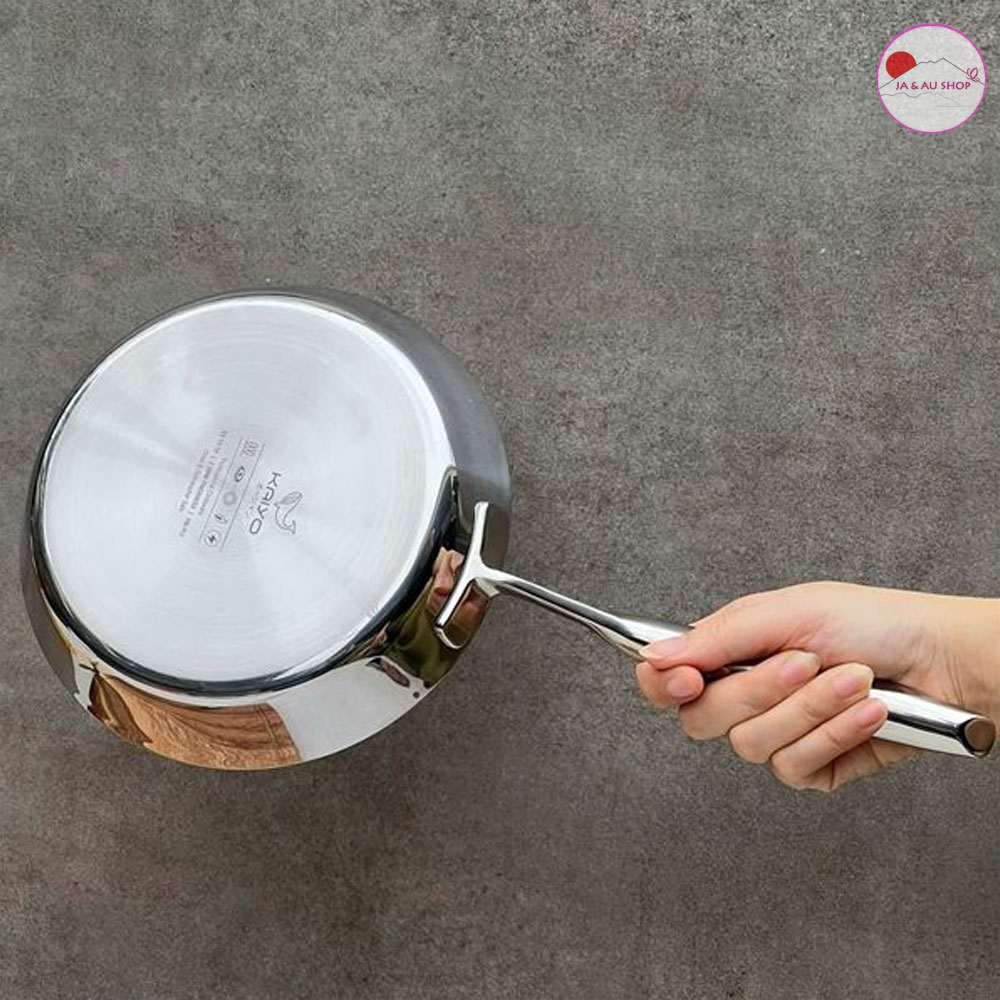 Chảo Inox 316 Kaiyo 20cm 5 Lớp Đáy Liền (KIP-3772) 5