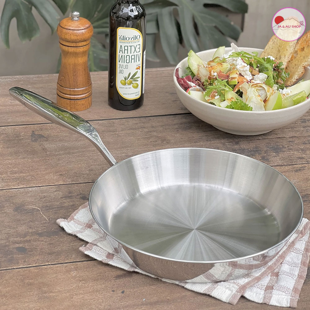 Chảo Inox 316 Liền Khối 5-Ply Premium Kaiyo 24cm 5