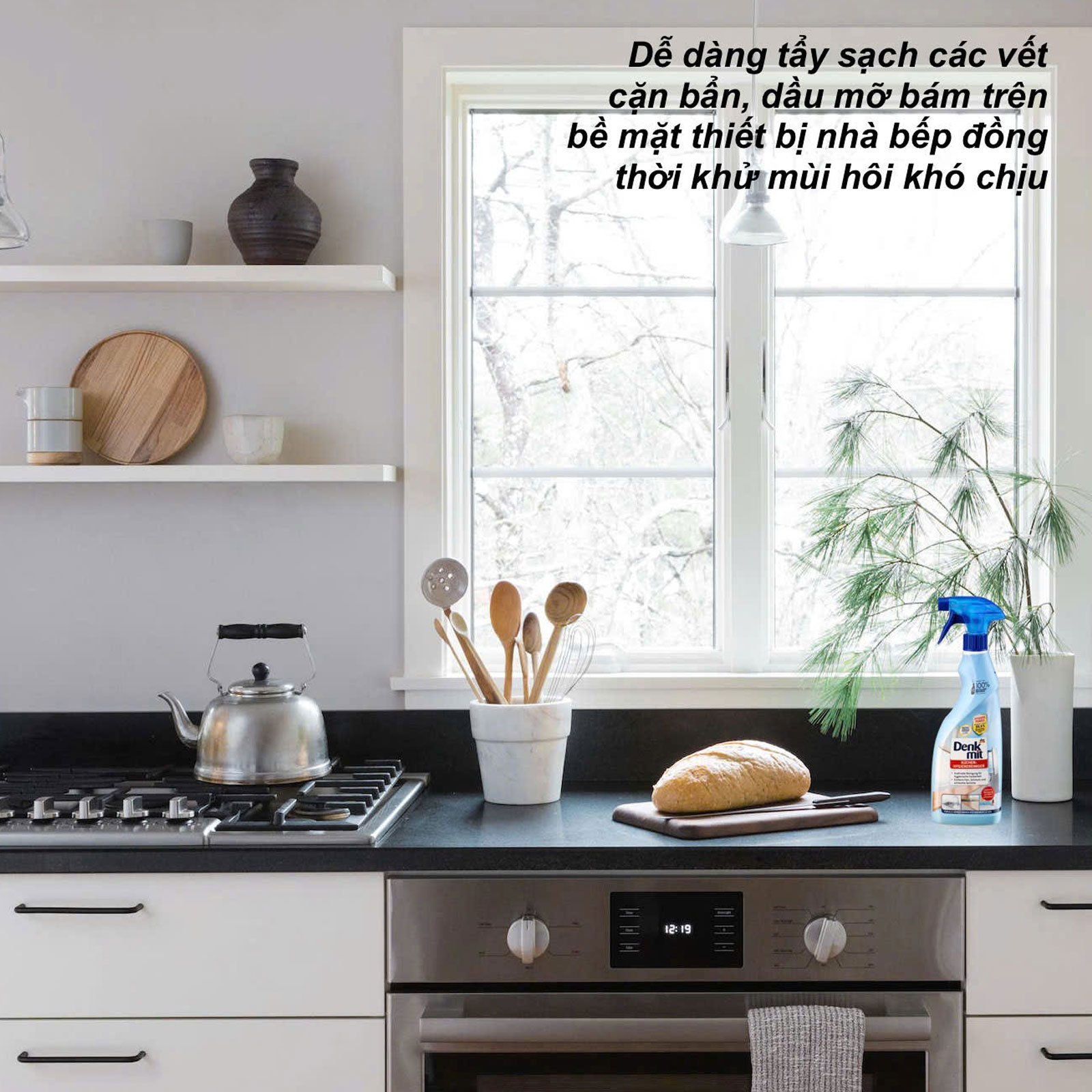 Các bề mặt nhà bếp phù hợp sử dụng